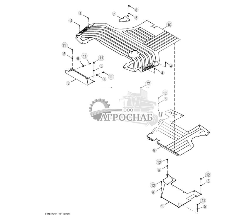 Напольные крышки и коврики в исполнении Premium, кабина с органами сервоуправления - ST817411 346.jpg